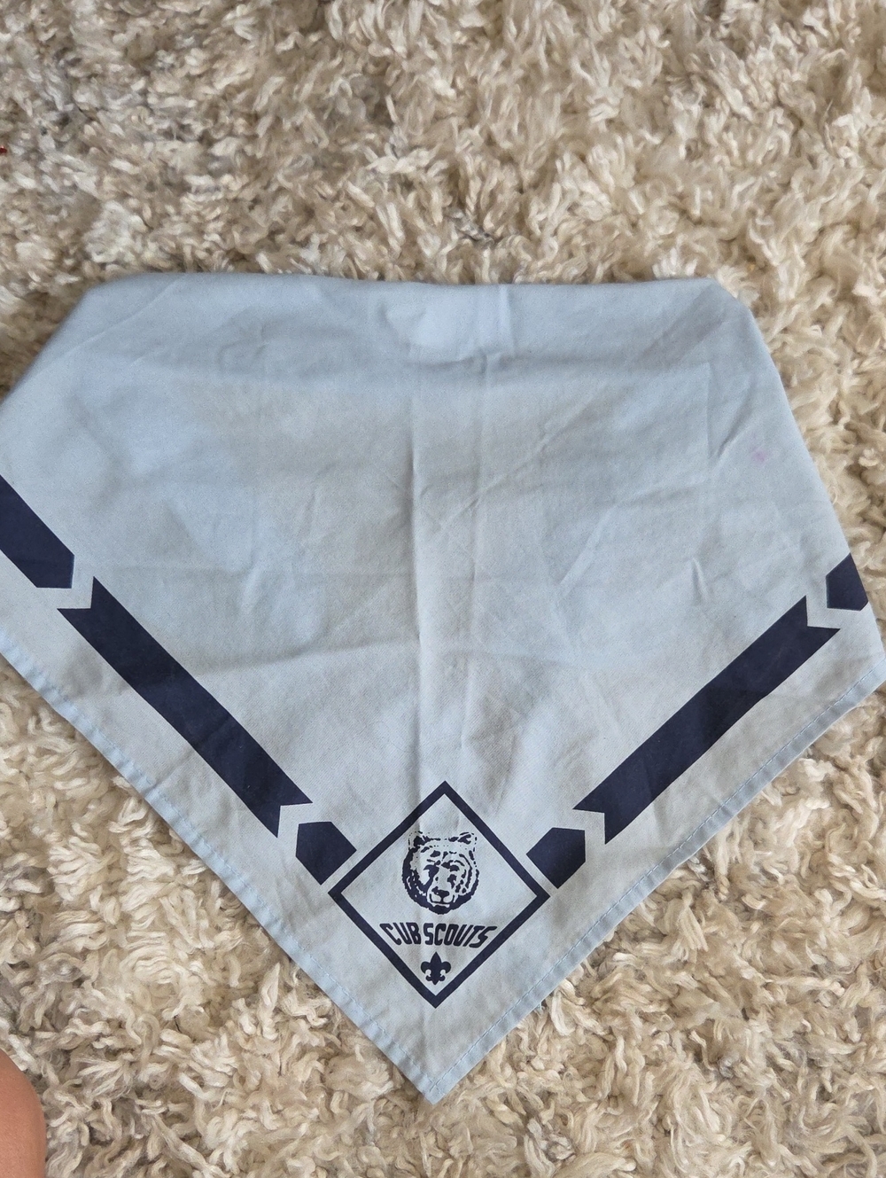 Bear Cub Scouts Neckerchief with Navy Print